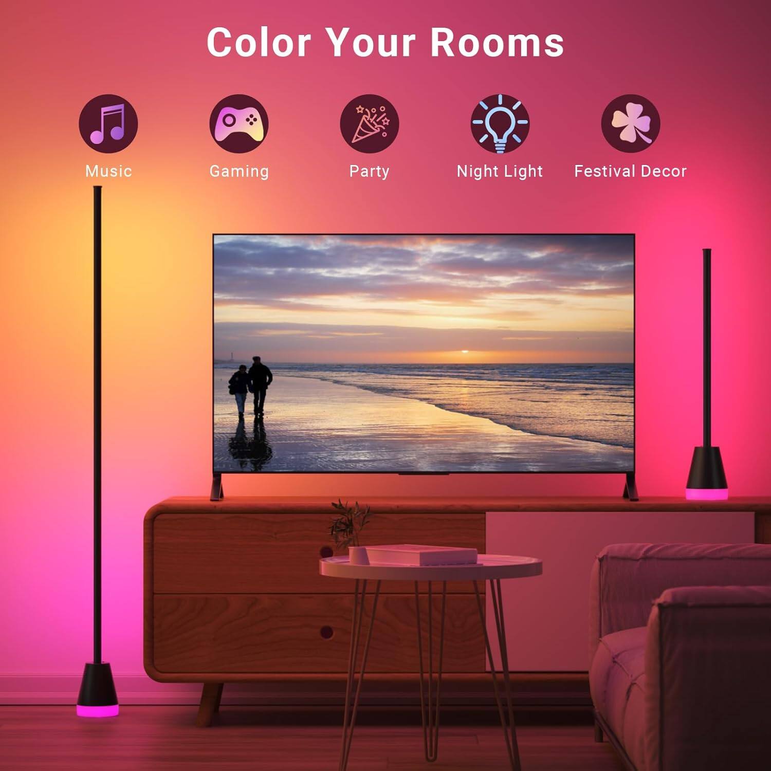 Color Your Rooms

- Music
- Gaming
- Party
- Night Light
- Festival Decor