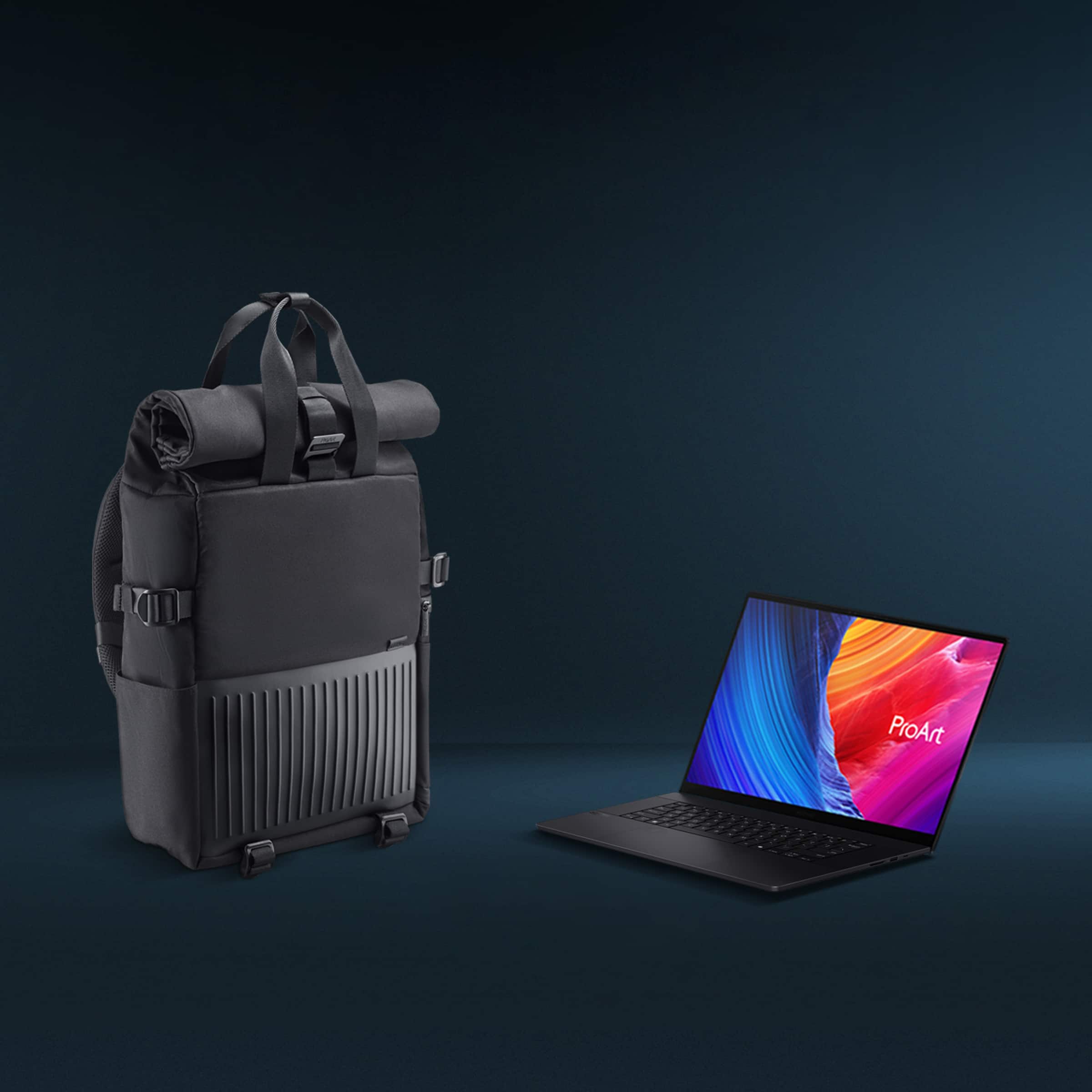 Alt View 32. ASUS - ProArt PX13 13 3K Touch Screen Laptop - Copilot+ PC - AMD Ryzen AI 9 HX 370 - 32GB Memory - RTX 4060 - 1TB SSD - Nano Black.