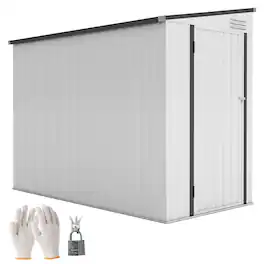 Outsunny - x 7.7' Lean to Garden Storage Shed