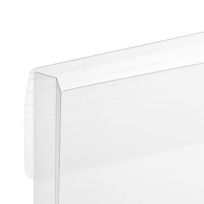 Alt View 3. TRU RED - TRU RED Moisture Resistant Expanding Wallet, Button & String Closure, Letter Size, Clear, 10/Pack (TR32430) - Clear.