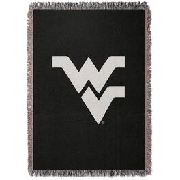 Chad & Jake - West Virginia Mountaineers Woven Blanket - Black