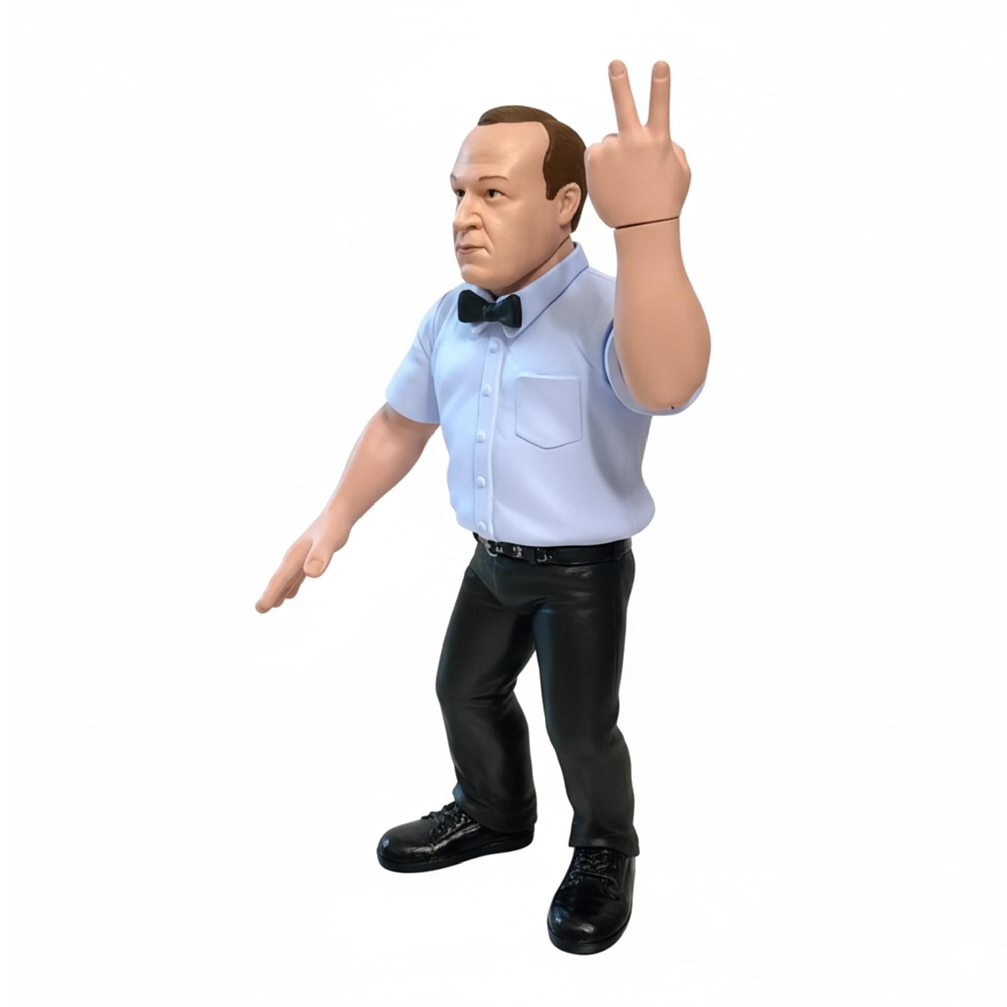 Alt View 10. Zombie Sailor's Toys - Wrestling's Heels and Faces Retro Action Figure | Earl Herbner - Multi-Colored.
