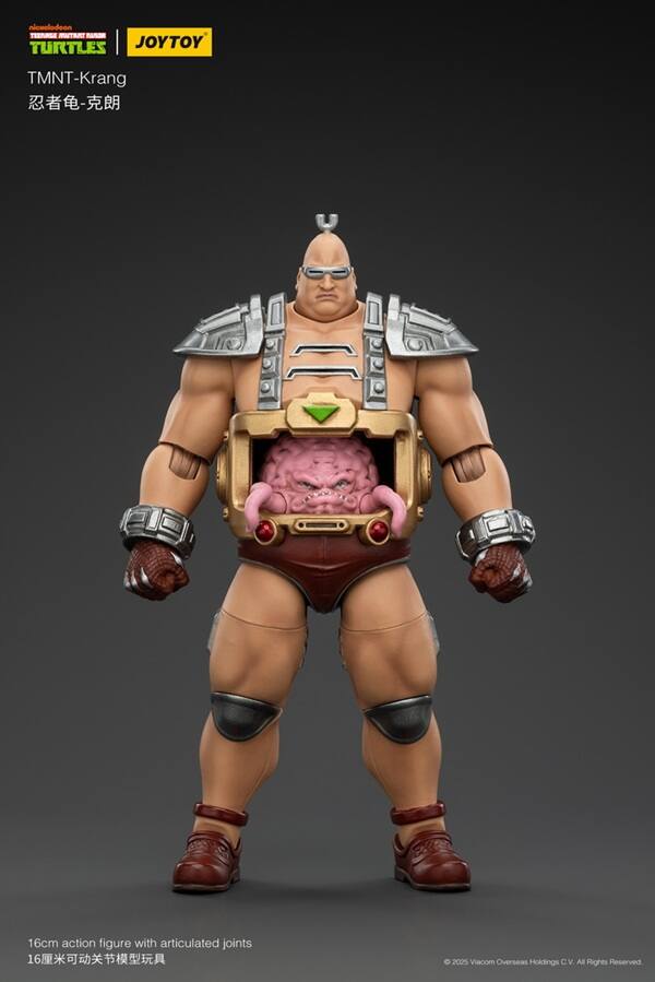 TEENAGE MUTANT NINJA TURTLES | JOYTOY TMNT-Krang - 16cm action figure with articulated joints  
© 2025 Viacom Overseas Holdings C.V. All Rights Reserved