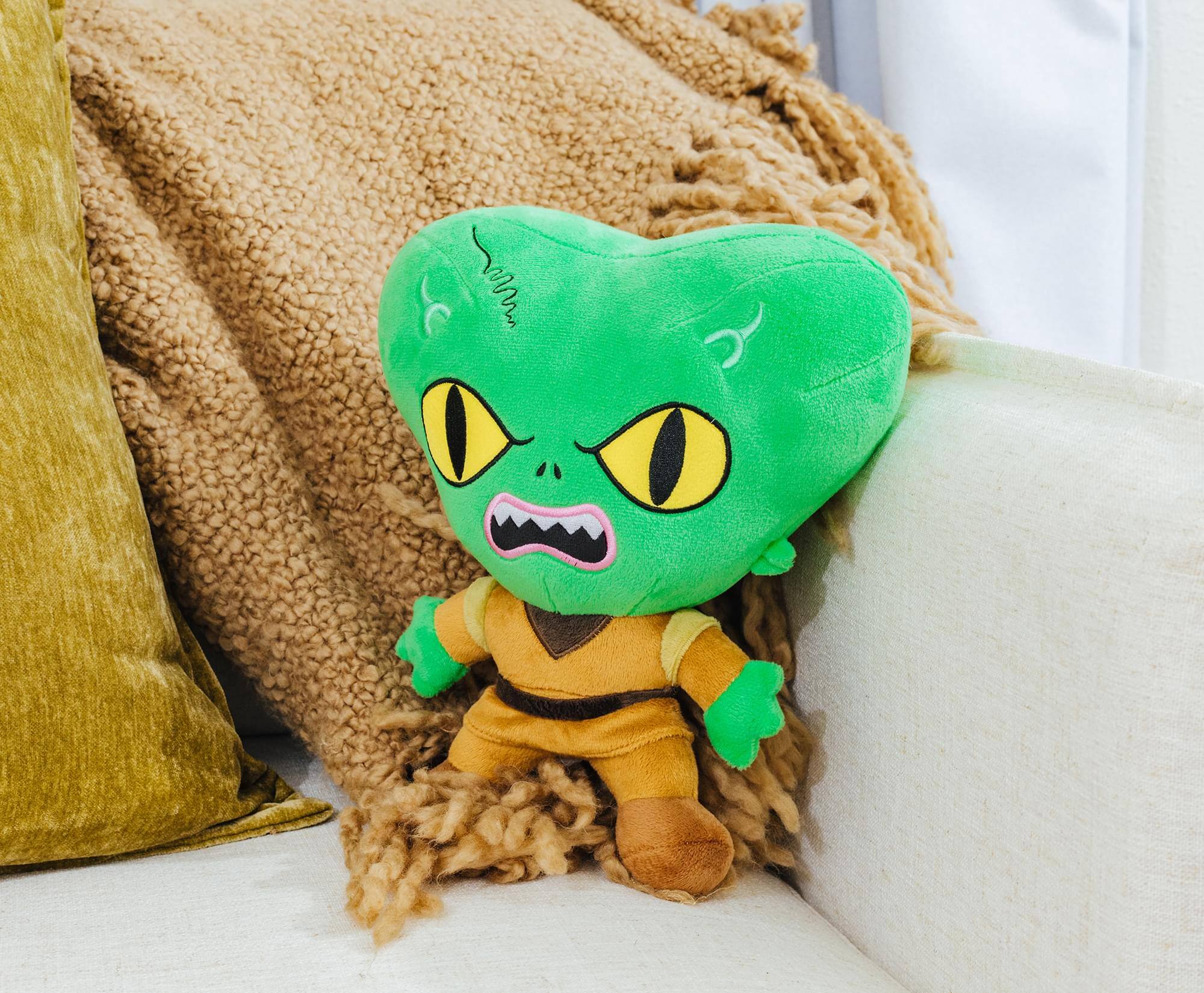 Alt View 5. Toynk - Futurama Morbo 8-Inch Collector Plush - Green.