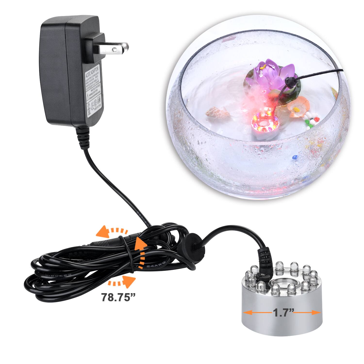 AT COCADAFO E CEG RO9EE OWARP 78.75" 1.7"