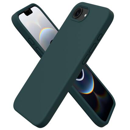 Front. Ornarto - ORNARTO Compatible with iPhone 16e Case 6.1", Liquid Silicone Shockproof Protective Cover - Olive Green - Olive Green.