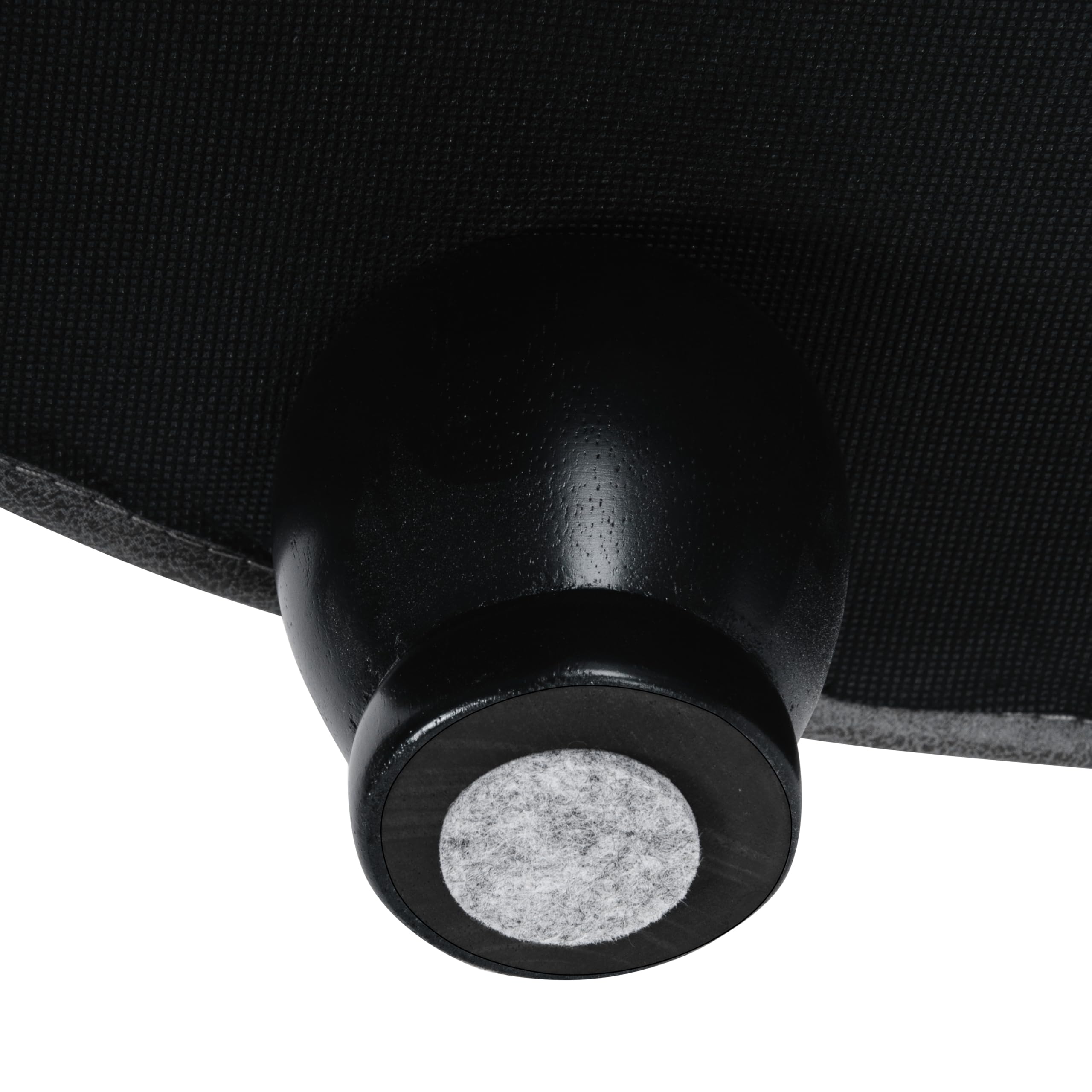 Alt View 6. JETRANSPORT - Home Decor |button Tufted Faux Leather Round Storage Ottoman Living Room Bedroom (gray) OTTOMAN - Tan and Cream Tweed.