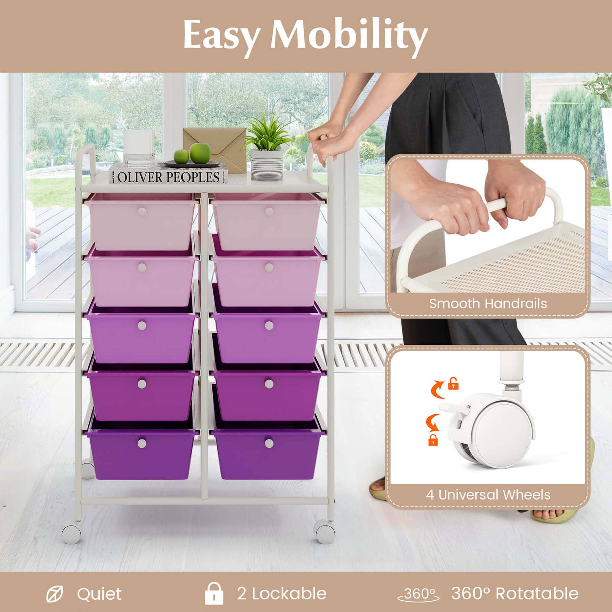 Easy Mobility, OLIVER PEOPLES, Smooth Handrails, 4 Universal Wheels, Quiet, 2 Lockable, 360° Rotatable