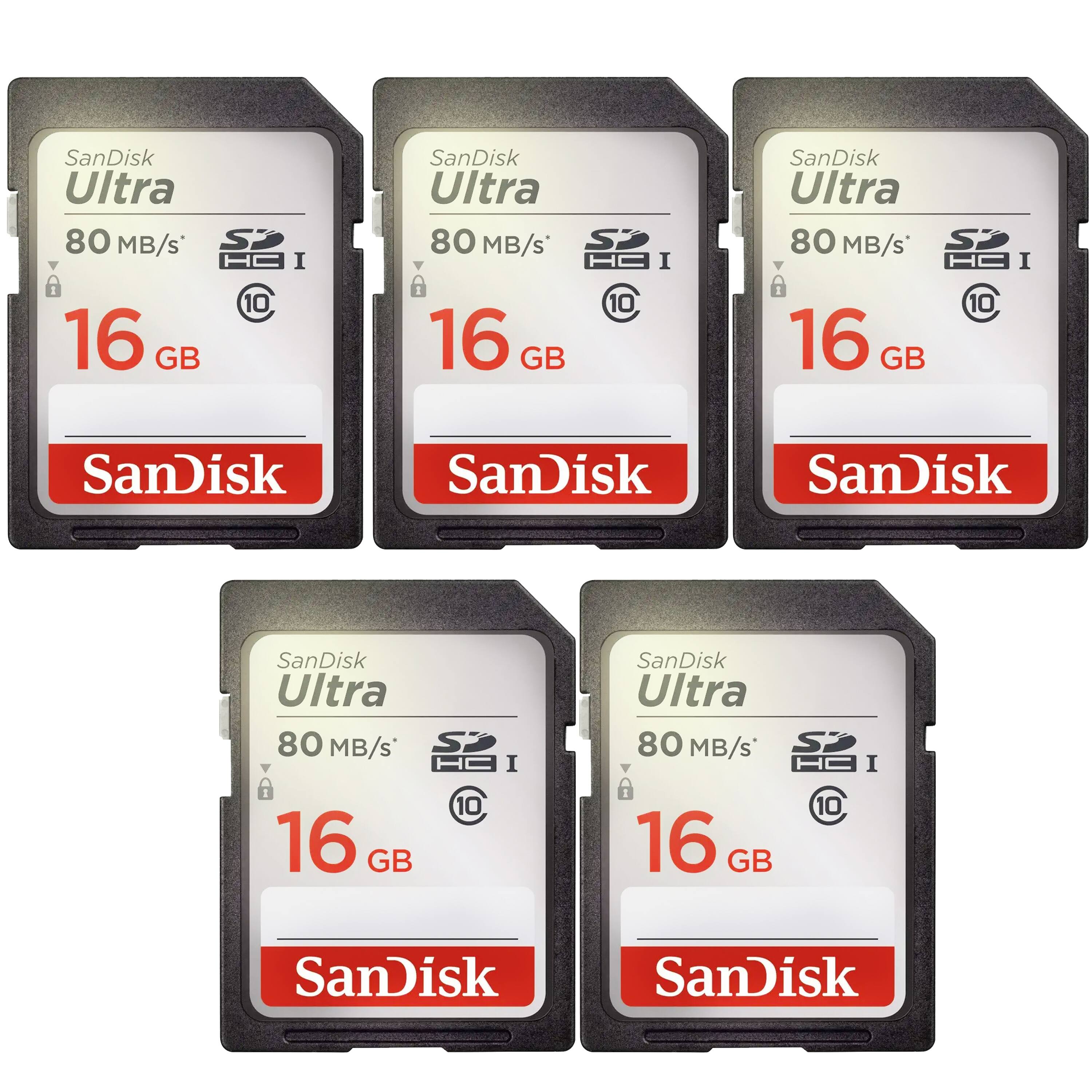 SanDisk Ultra 80 MB/s SP HC I 10 16 GB  
SanDisk Ultra 80 MB/s S 10 16 GB  
SanDisk Ultra 80 MB/s SP I A 10 16 GB  
SanDisk Ultra 80 MB/s HA I I 10 16 GB  
SanDisk Ultra 80 MB/s SP HA I I 10 16 GB