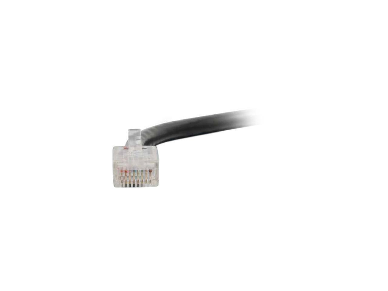 Alt View 2. Cables to Go - C2G 04107 Cat6 Cable - Non-Booted Unshielded Ethernet Network Patch Cable, Black (2 Feet, 0.60 Meters).