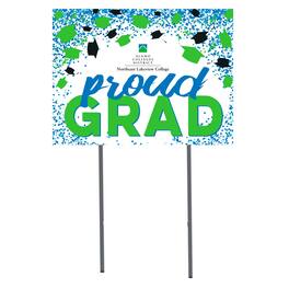 Jardine - NLC Nighthawks Class of 2023 18" x 24" Yard Sign - White