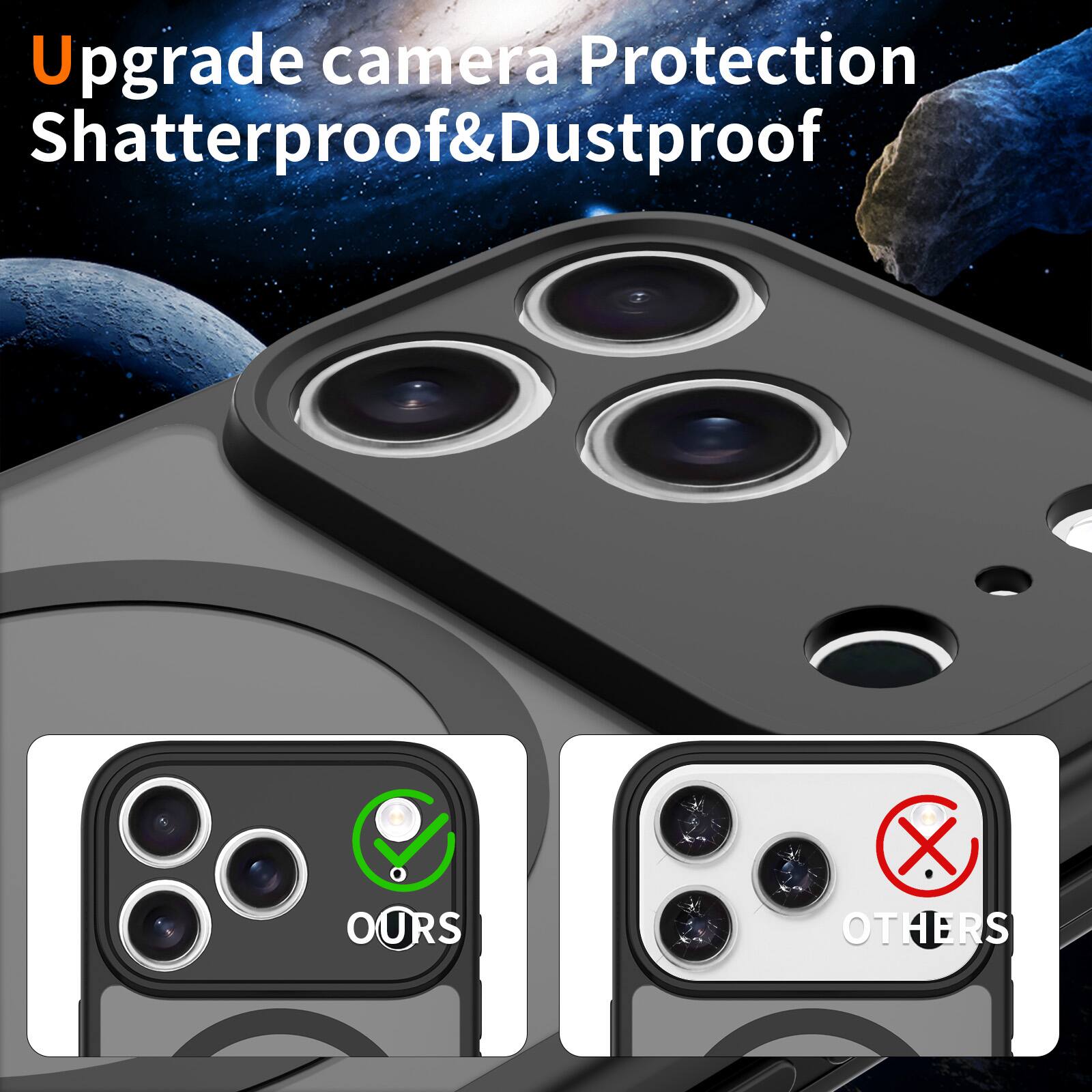 Dteck for Apple iPhone 17 Pro Max Slim Magnetic Case,Shock absorbent ...