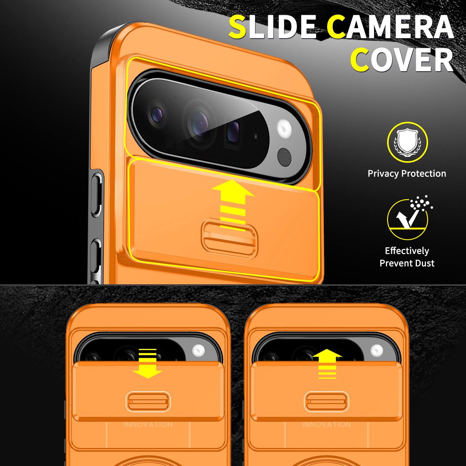 SLIDE CAMERA COVER

Privacy Protection
Effectively Prevent Dust

INNOVATION