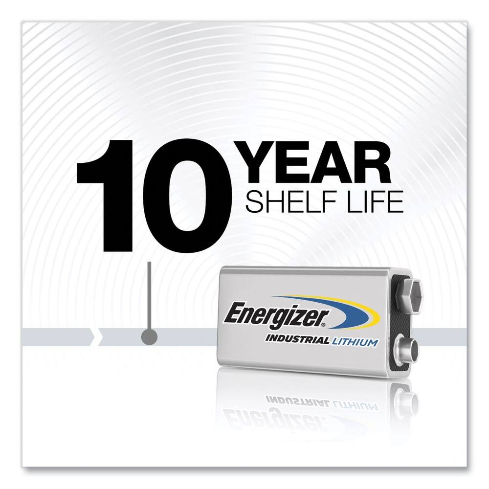 10 YEAR SHELF LIFE  
Energizer  
INDUSTRIAL LITHIUM