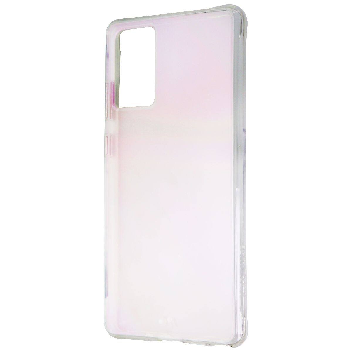 Front. Case-Mate - Case-Mate Soap Bubble Series Hard Case for Samsung Galaxy Note20 5G - Iridescent - Multicolor.