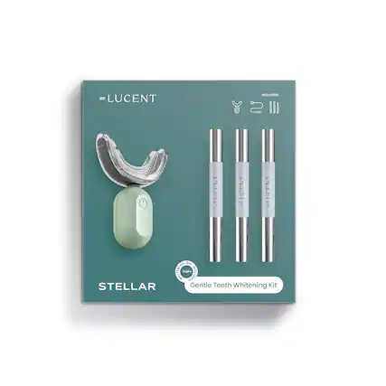 INCLUDING BE LUCENT 2.8 LUCENT LUCENT - LUCENT LUCENT als CENSTENIEE PAP+ INCLUDED STELLAR Gentle Teeth Whitening Kit