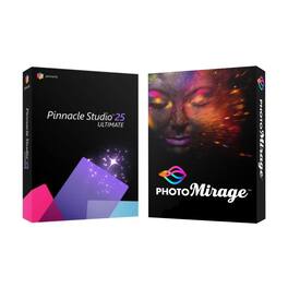 Corel - Pinnacle Studio 25 Ultimate and PhotoMirage Bundle (Windows) - Windows