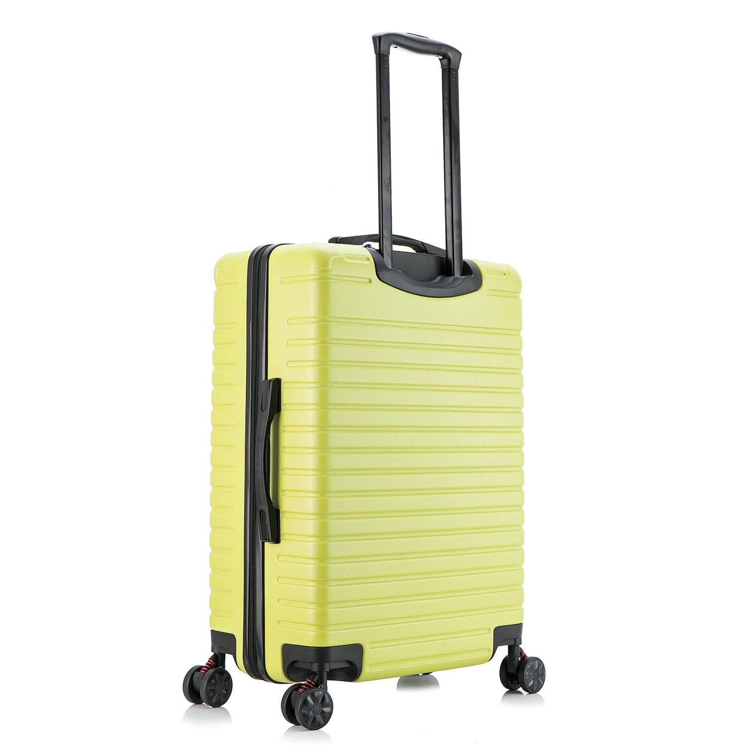 Alt View 1. InUSA - Deep lightweight hardside spinner luggage 24" - GREEN.