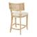 Alt View 11. OSP Home Furnishings - Alaina 26" Counter Stool in Linen Fabric with Coastal Wash - Linen.