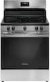Frigidaire - 30 in. Wide 5 elements 5.3 Cu ft. Freestanding Electric Range with Quick Boil Element - Stainless Steel