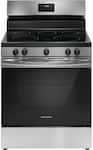Frigidaire - 30" Electric Range with Quick Boil Element - Stainless Steel