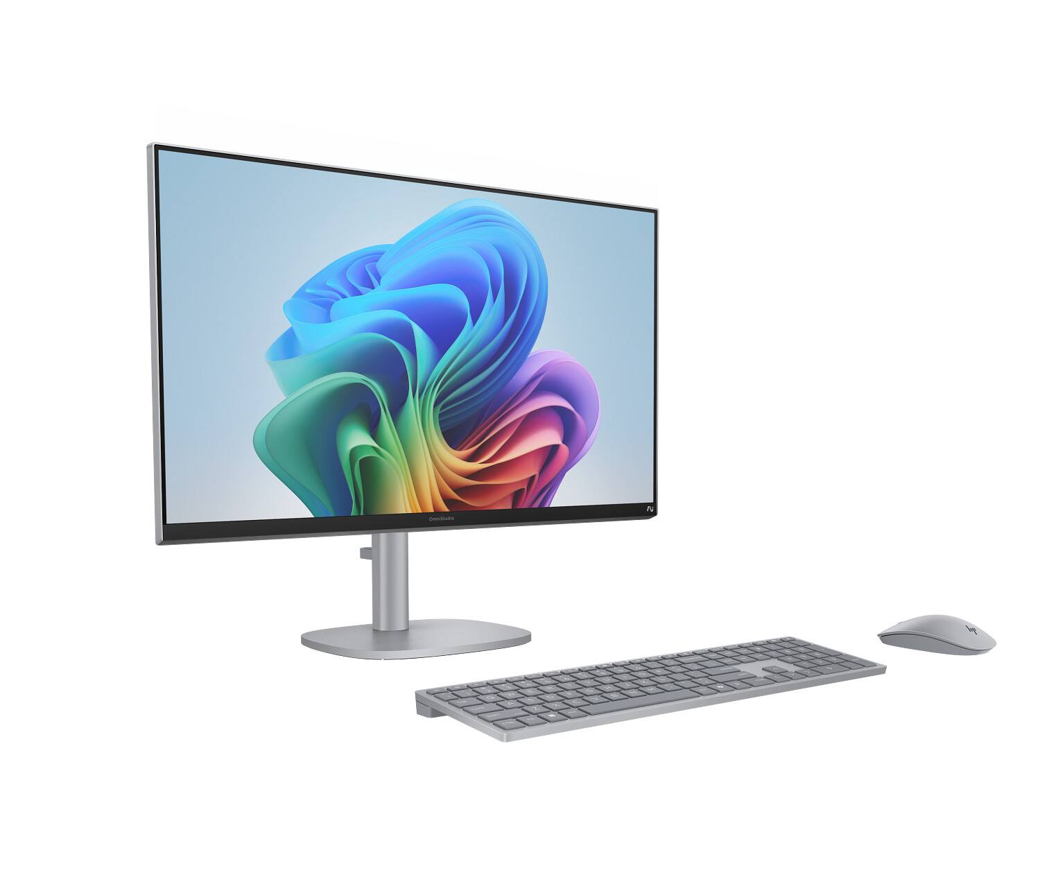 Alt View 7. HP - HP OmniStudio X OmniStudio All-in-One 27 4K UHD Display (Ultra 7-256V, 16GB, 1TB SSD, Win 11 Home) w/USB Hub - Meteor Silver.