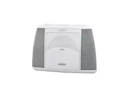 Jensen - CD-565 Portable Bluetooth CD Music System, Gray - White