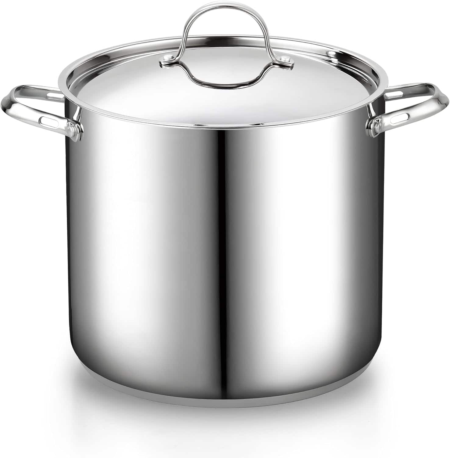 Cooks Standard - Commercial Grade Stock Pot - Jumbo Deep Pot 20 qt - Stainless Steel