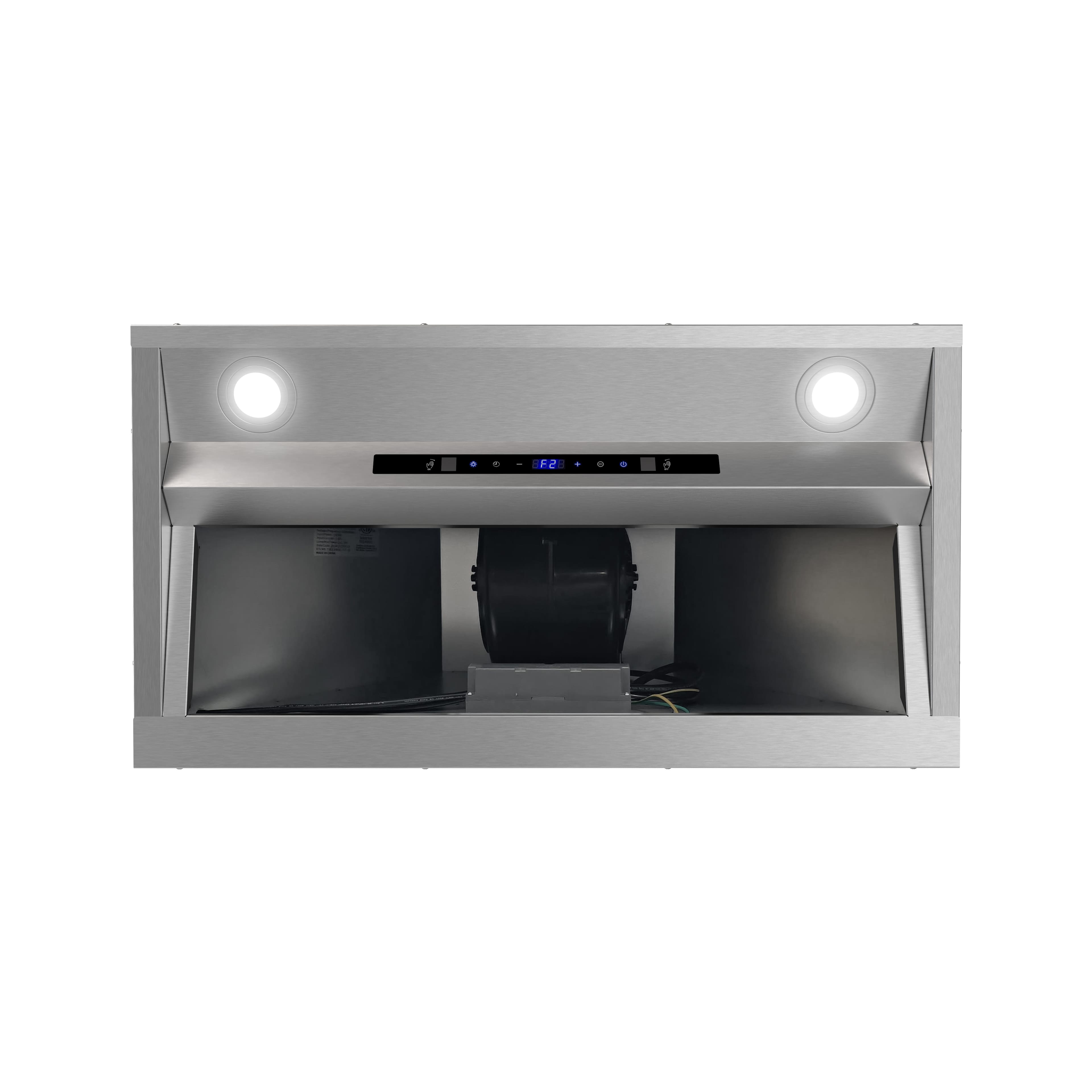 Streamline 28 inches Externally Vented Range Hood Insert Brushed