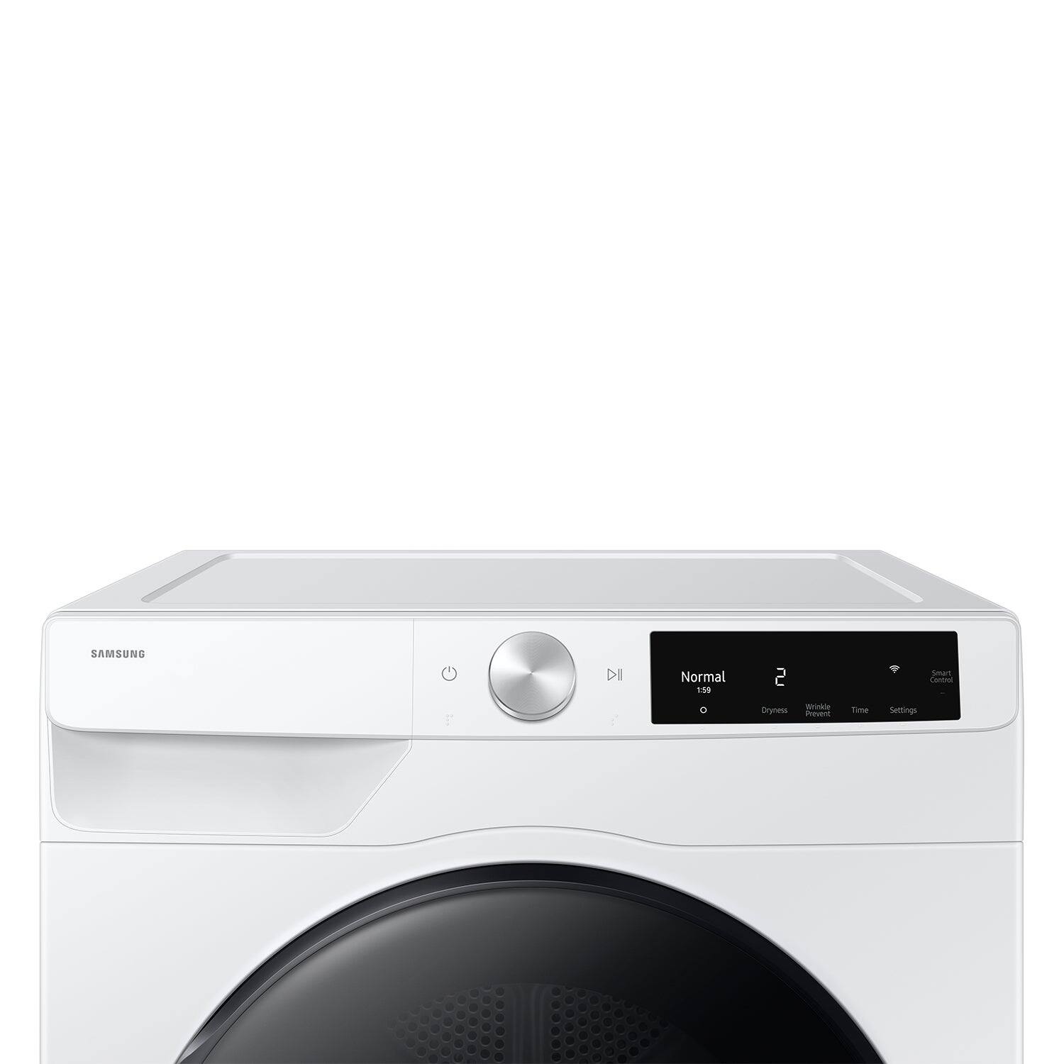 SAMSUNG  
Normal  
2  
Smart Control  
1:59  
Dryness  
Windless  
Time  
Settings