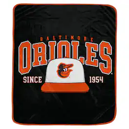 Pegasus - Baltimore Orioles Vintage Arch Ultra Soft 50" x 60" Blanket - Multicolor