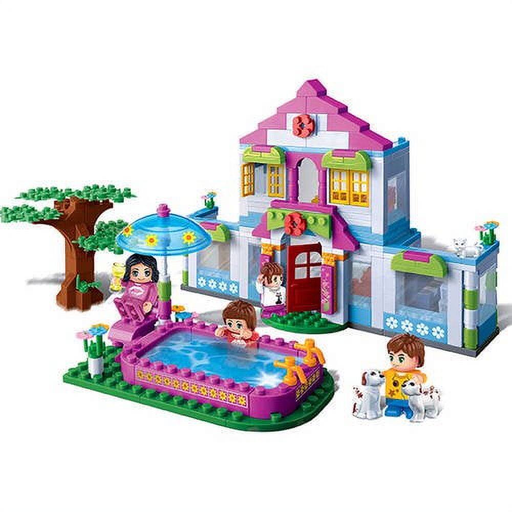 Front. BanBao - BanBao Dream House Building Kit STEM Toy (405 pcs) Building Set for Kids.