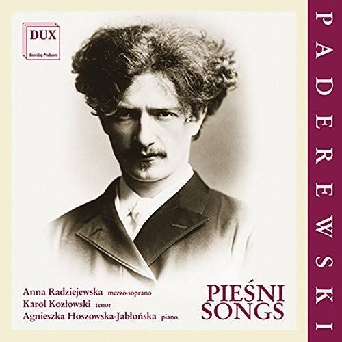 Paderewski / Radziejewska / Kozlowski / Hoszowska - Piesni Songs   - COMPACT DISCS [CD]