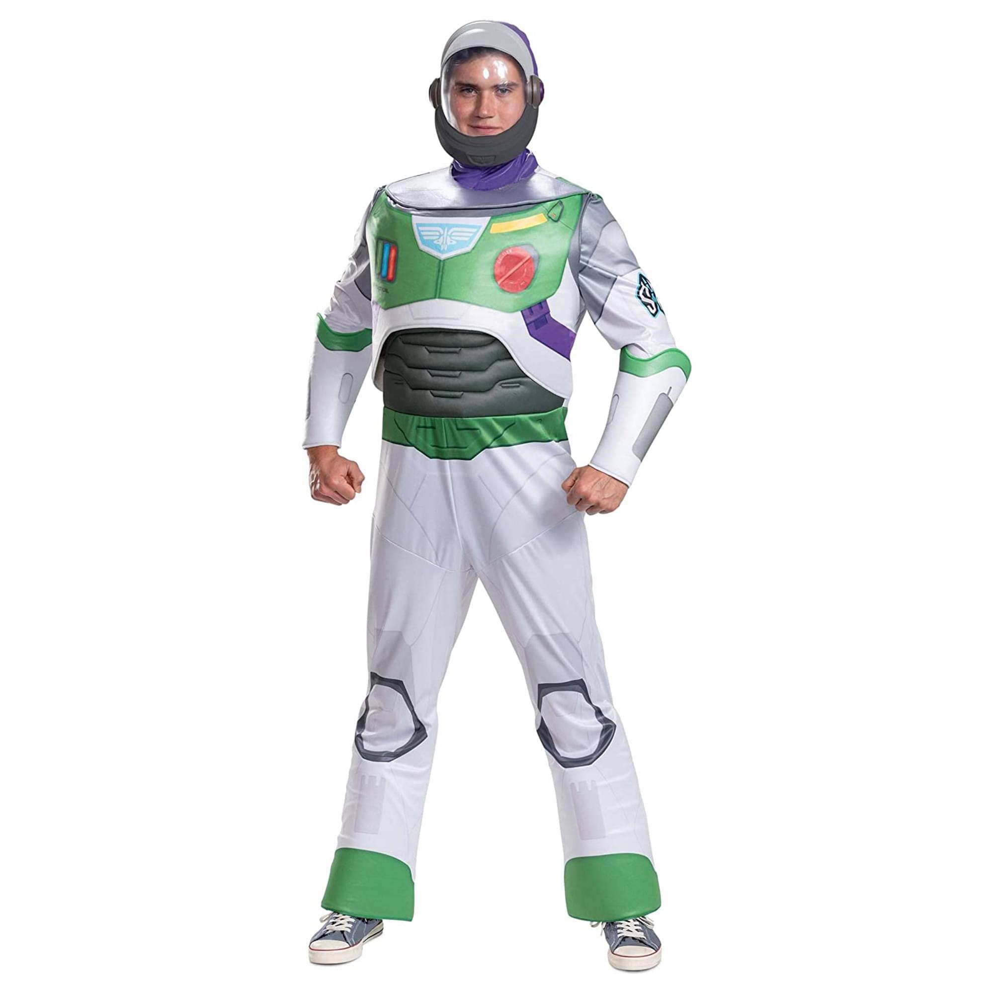 Alt View 10. Disney - Disney/Pixar Buzz Lightyear Deluxe Adult Costume | XXL (50-52) - Green.