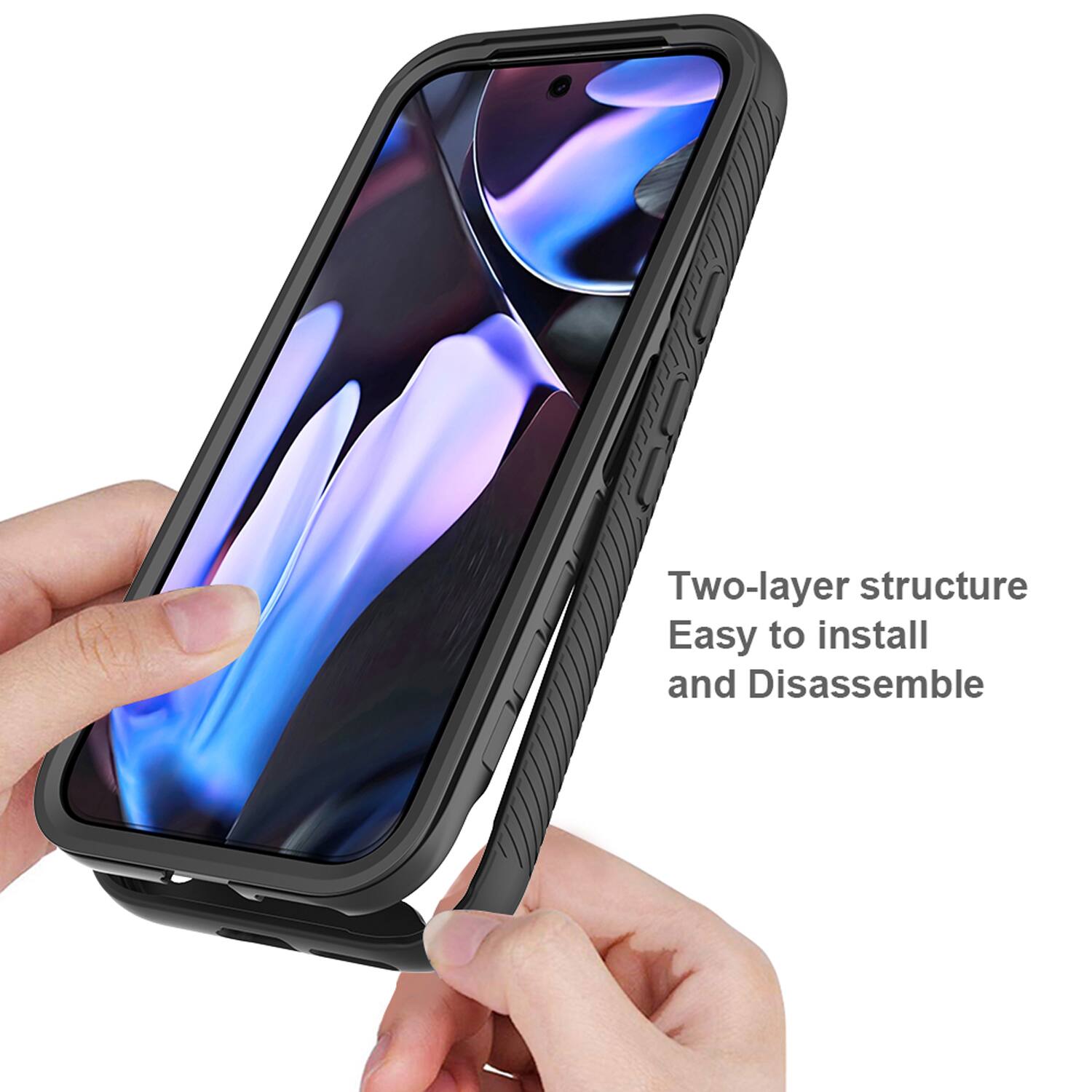 Two-layer structure  
Easy to install and Disassemble