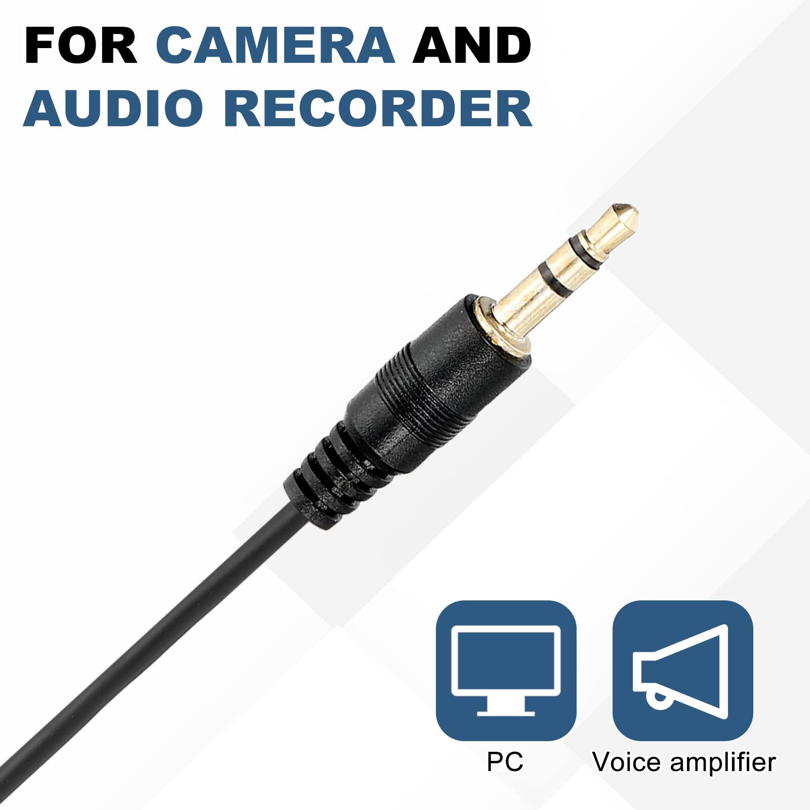 FOR CAMERA AND AUDIO RECORDER

PC Voice amplifier