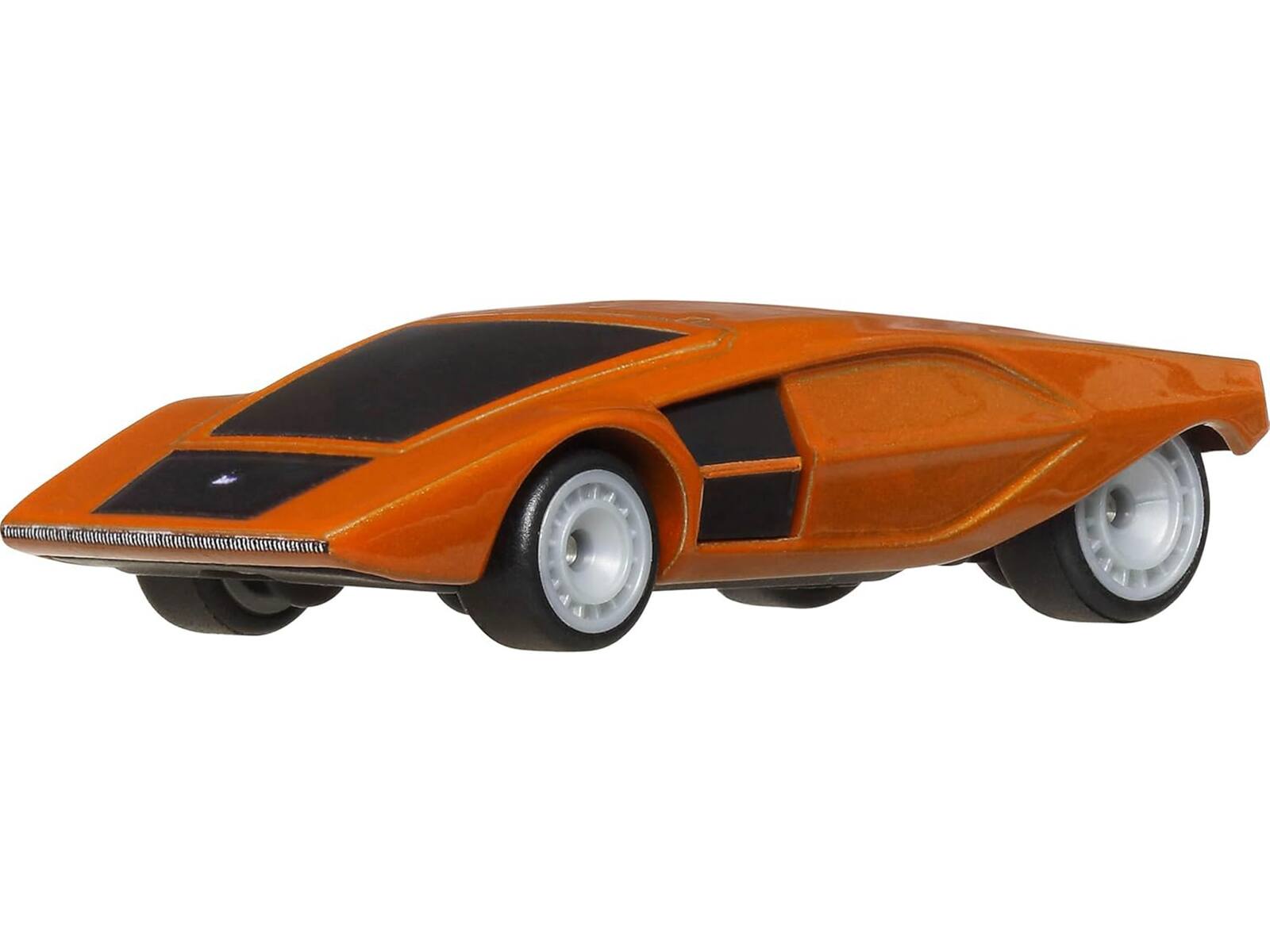 Alt View 4. Hot Wheels - Lancia Stratos Zero Concept Car Orange Metallic "Hammer Drop" Series Diecast Model Car by Hot Wheels.