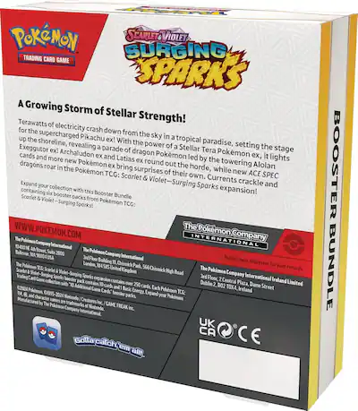 Pokmon Pokemon TCG: Scarlet & Violet Surging Sparks Booster Bundle - Best Buy Pokmon Pokemon TCG: Scarlet & Violet Surging Sparks Booster Bundle - Best Buy