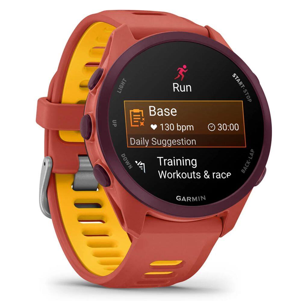 LIGHT  
Run  
START-STOP  
Base  
130 bpm  
30:00  
Daily Suggestion  
Training Workouts & race  
GARMIN