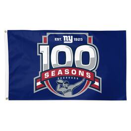 WinCraft - New York Giants 100th Season 3' x 5' One-Sided Deluxe Flag - Multicolor