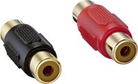 Front Zoom. Insignia™ - RCA Plug Couplers (2-Pack) - Red/Black.
