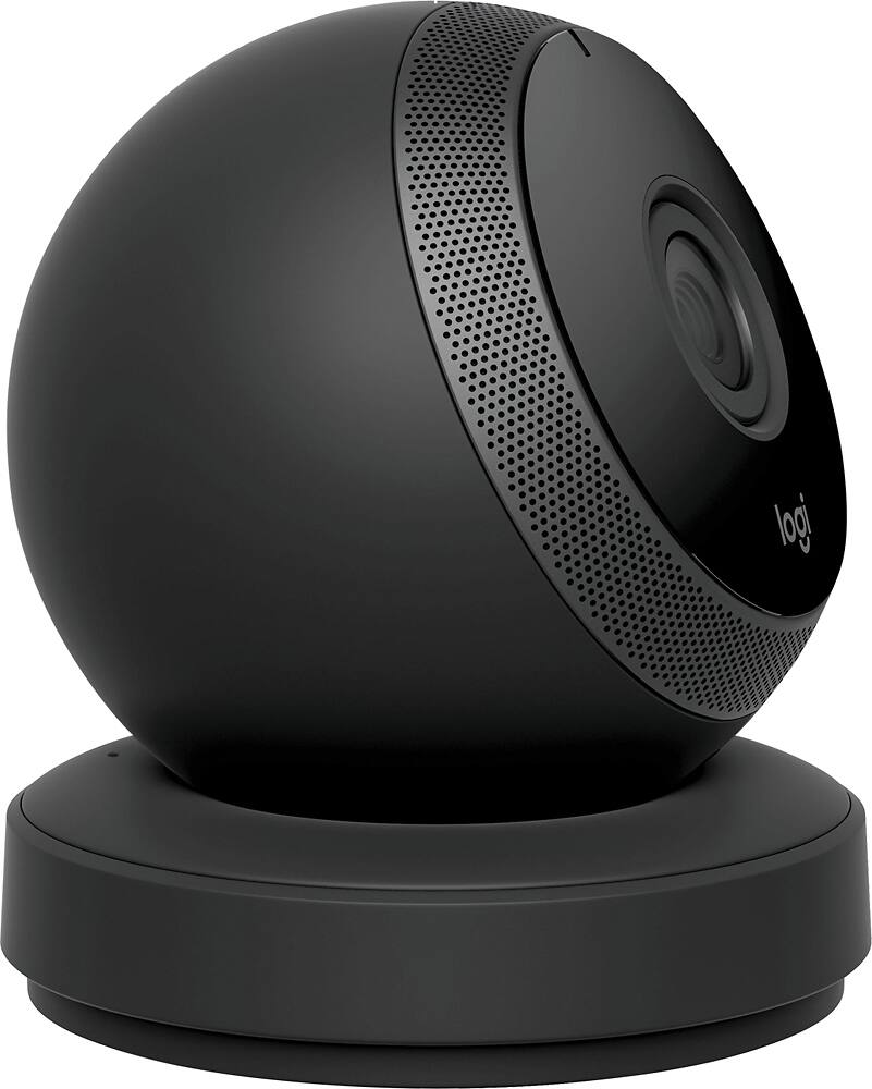 Alt View 11. Logitech - Logi Circle Wireless HD Video Security Camera with 2-way talk - Black.