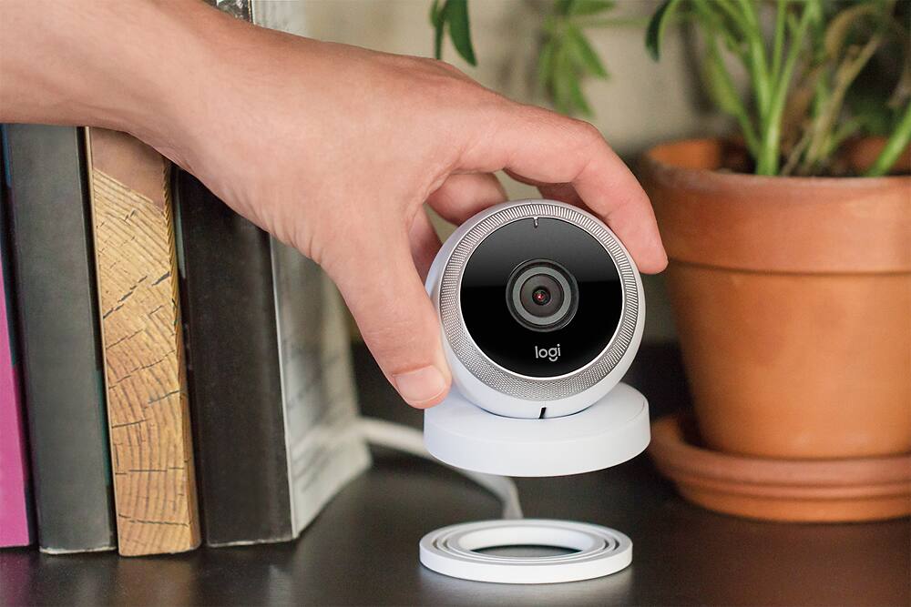 Alt View 16. Logitech - Logi Circle Wireless HD Video Security Camera with 2-way talk - White.