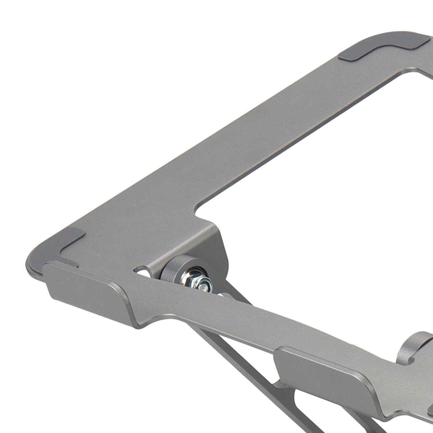 Left. Uncaged Ergonomics - Uncaged Ergonomics Sls-spacegray Adjustable Swivel Laptop Stand For Desk (space Gray) - gray.