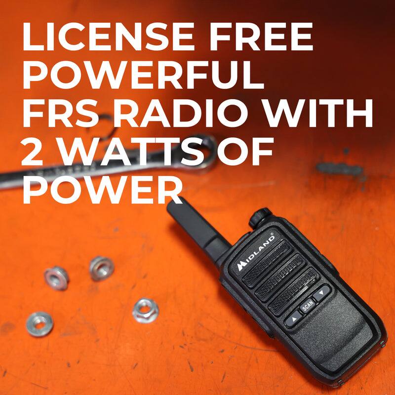 LICENSE FREE POWERFUL FRS RADIO WITH 2 WATTS OF POWER