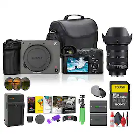 Sony - FX2 Compact Cinema Camera – Full-Frame 4K, Internal ND, Fast Autofocus + More (International Version)