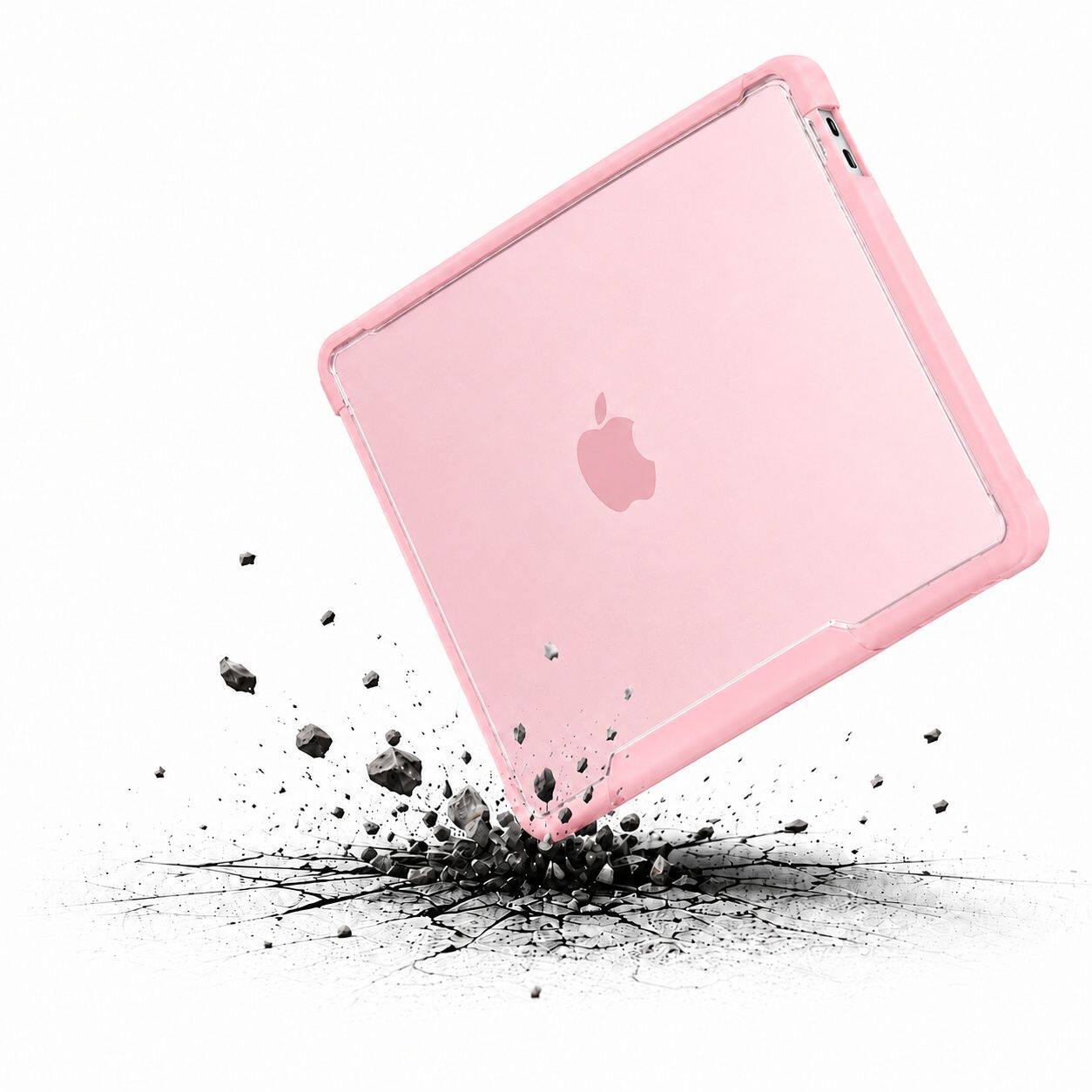 Left. Techprotectus - TechProtectus Ultra-Light Case for MacBook Neo 13" 2026 - Blush Pink - Pink.