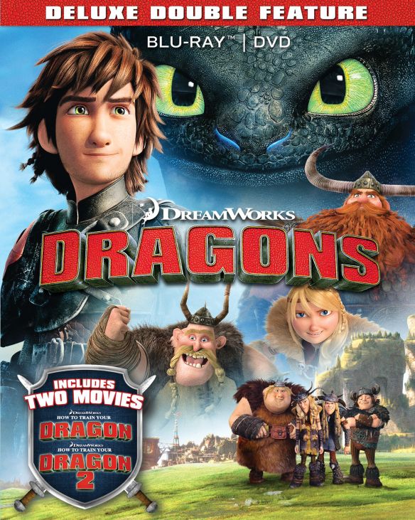  How to Train Your Dragon 1 &amp; 2 [Blu-ray/DVD] [2 Discs]