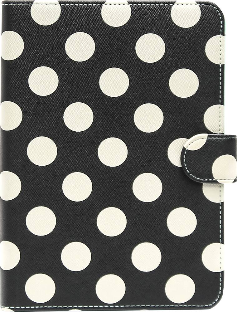 Front. Studio C - Hot to Trot Case for Most 10" Tablets - Black/Cream/Mint.