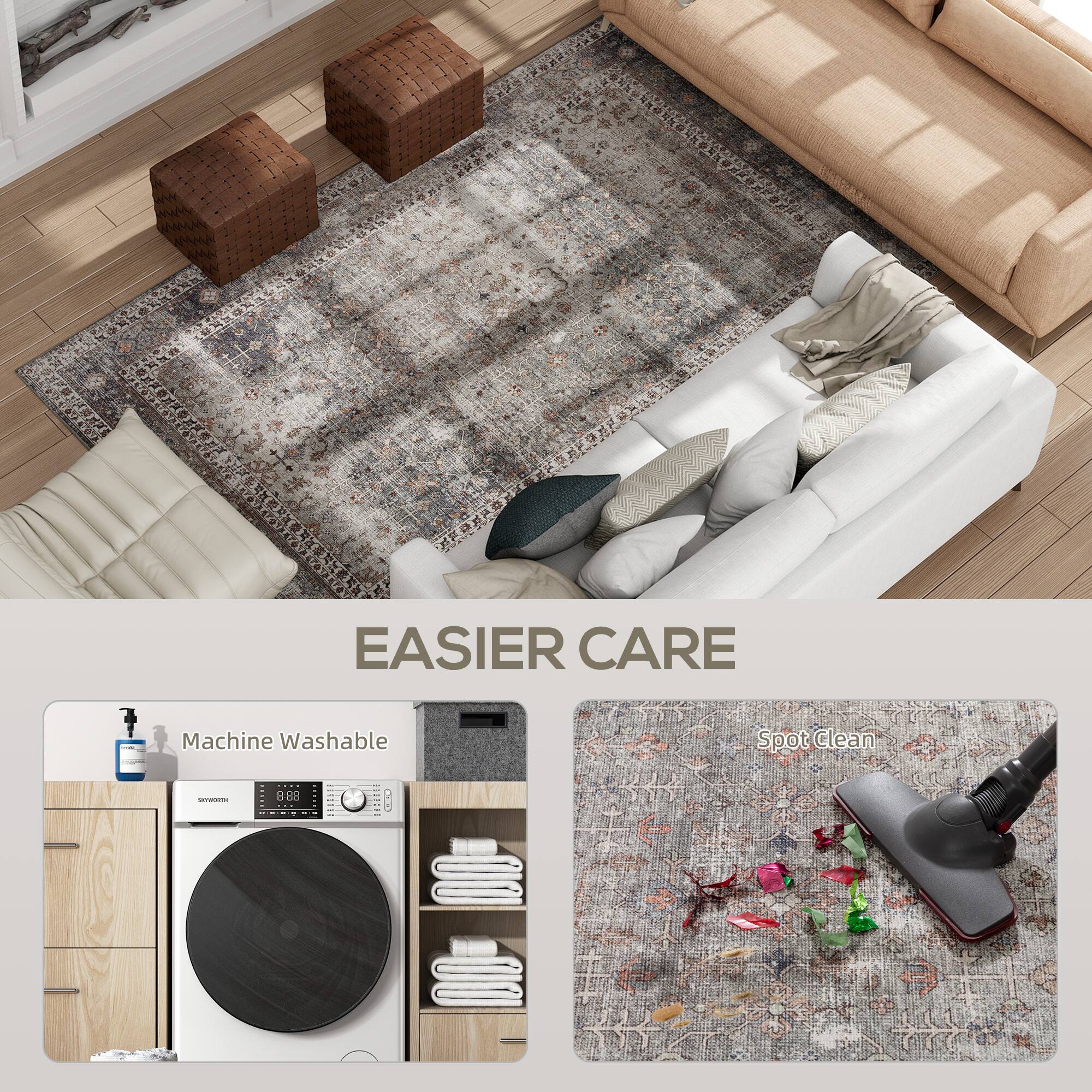 EASIER CARE

Machine Washable

Spot Clean